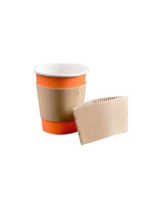 Anillo de kraft para vasos 8oz - Desechables hostelería