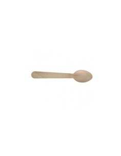 Cuchara de postre de madera - Desechables hostelería