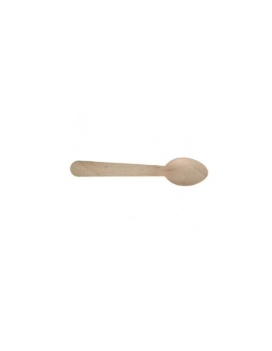 Cuchara de postre de madera - Desechables hostelería