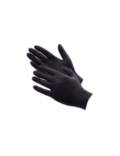 Guantes de nitrilo negro XL - Guantes desechables