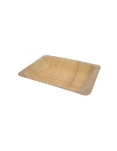 Plato de madera pequeño - Desechables hostelería