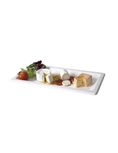 Plato de pulpa blanco - Desechables hostelería