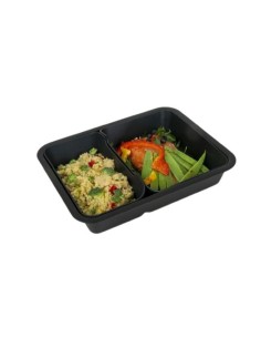 Bandeja doble 1050ml | Bandejas reutilizables