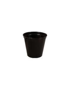 Vaso negro 25cl | Reutilizables