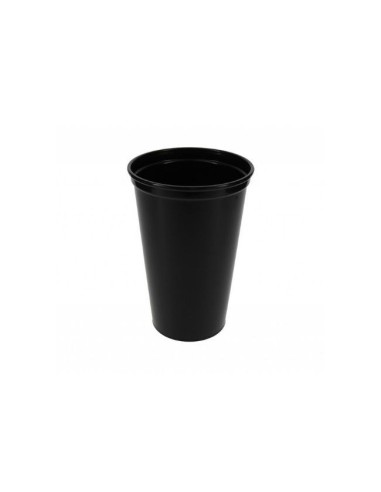 Vaso negro 40cl | Reutilizables