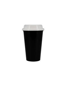 Vaso negro 40cl | Reutilizables